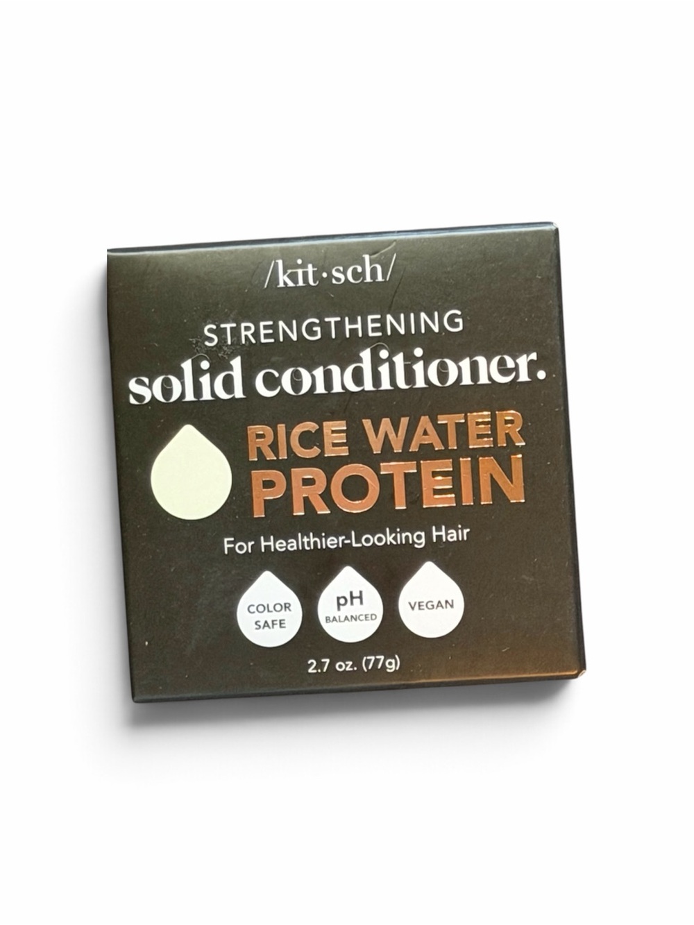 Kitsch Strengthening Solid Conditioner - Rice Water Protein 2.7 oz NIB